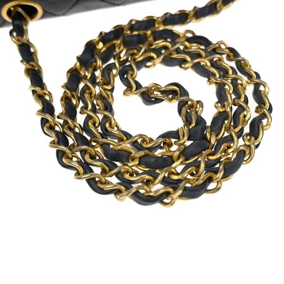 CHANEL CC Logo Mini Matelasse Chain Shoulder Bag Leather Blue GHW 373RL397 - Picture 6 of 16